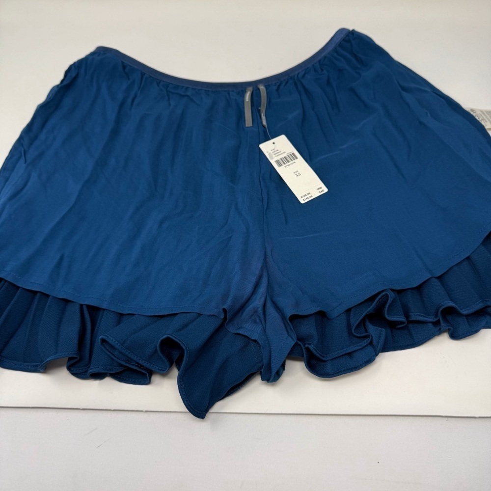 Anthropologie Pleated Skort XS Deep Sea Blue NWT - Picture 7 of 12